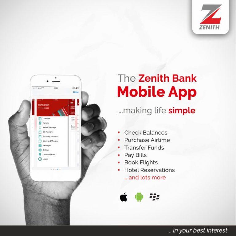 How to check Zenith Bank account Balance,Statement Of Account and
