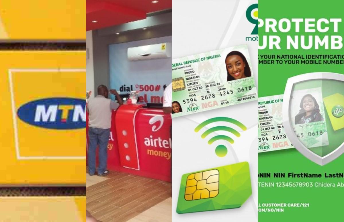 How to link your NIN with MTN, Glo, Airtel and 9mobile sim card - How