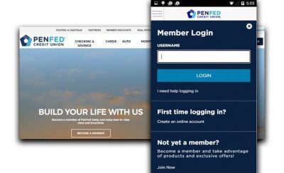 Penfed credit union-How to enroll for mobile app and online and Check Deposit