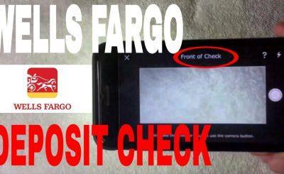 How to deposit check using wellsfargo mobile app and ATM