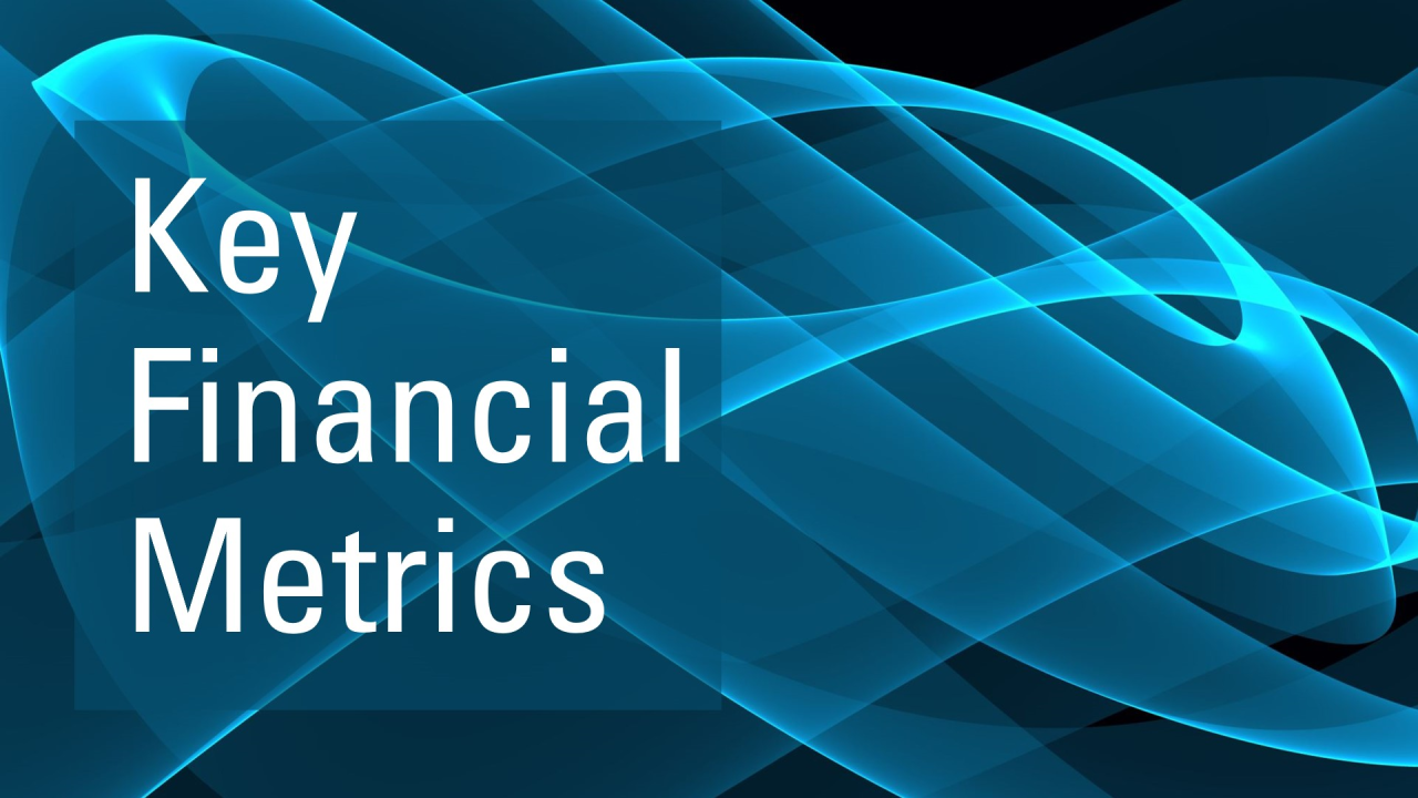 financial metrics