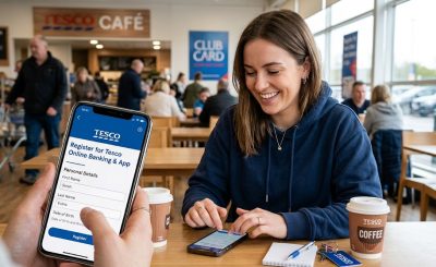 Register for Tesco Online banking and Mobile App