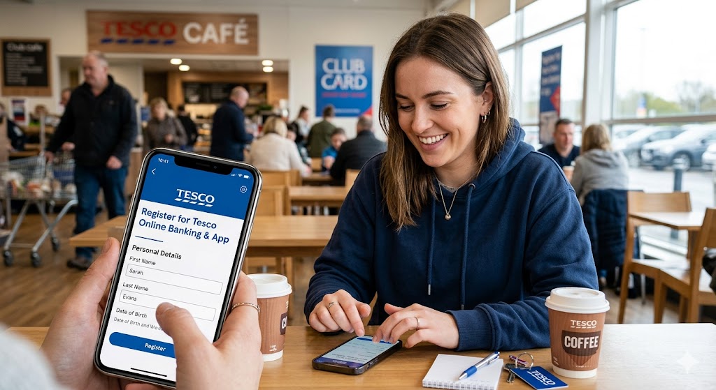 Register for Tesco Online banking and Mobile App