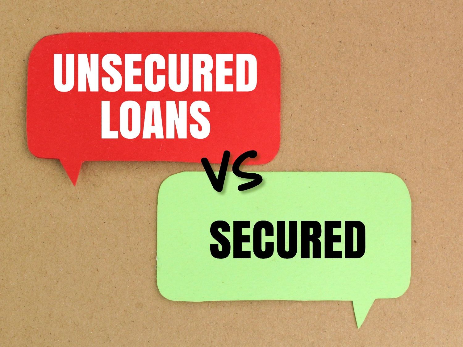 Secured vs. Unsecured Personal Loans